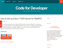 Tablet Screenshot of codefordeveloper.com